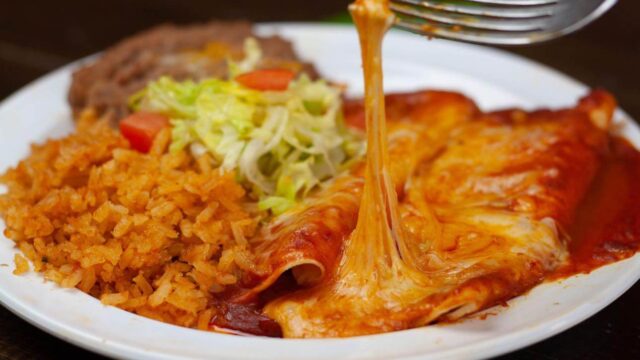 victors enchillada food dish